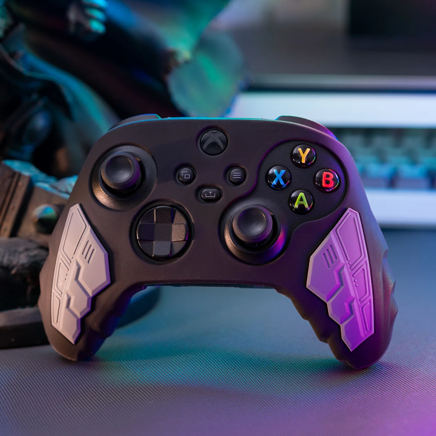 

Новинка, силиконовая Мягкая Защитная Наклейка для игрового контроллера Xbox серии X/S, защитный чехол XSX, XSS, Стик для большого пальца, крышка для захвата
