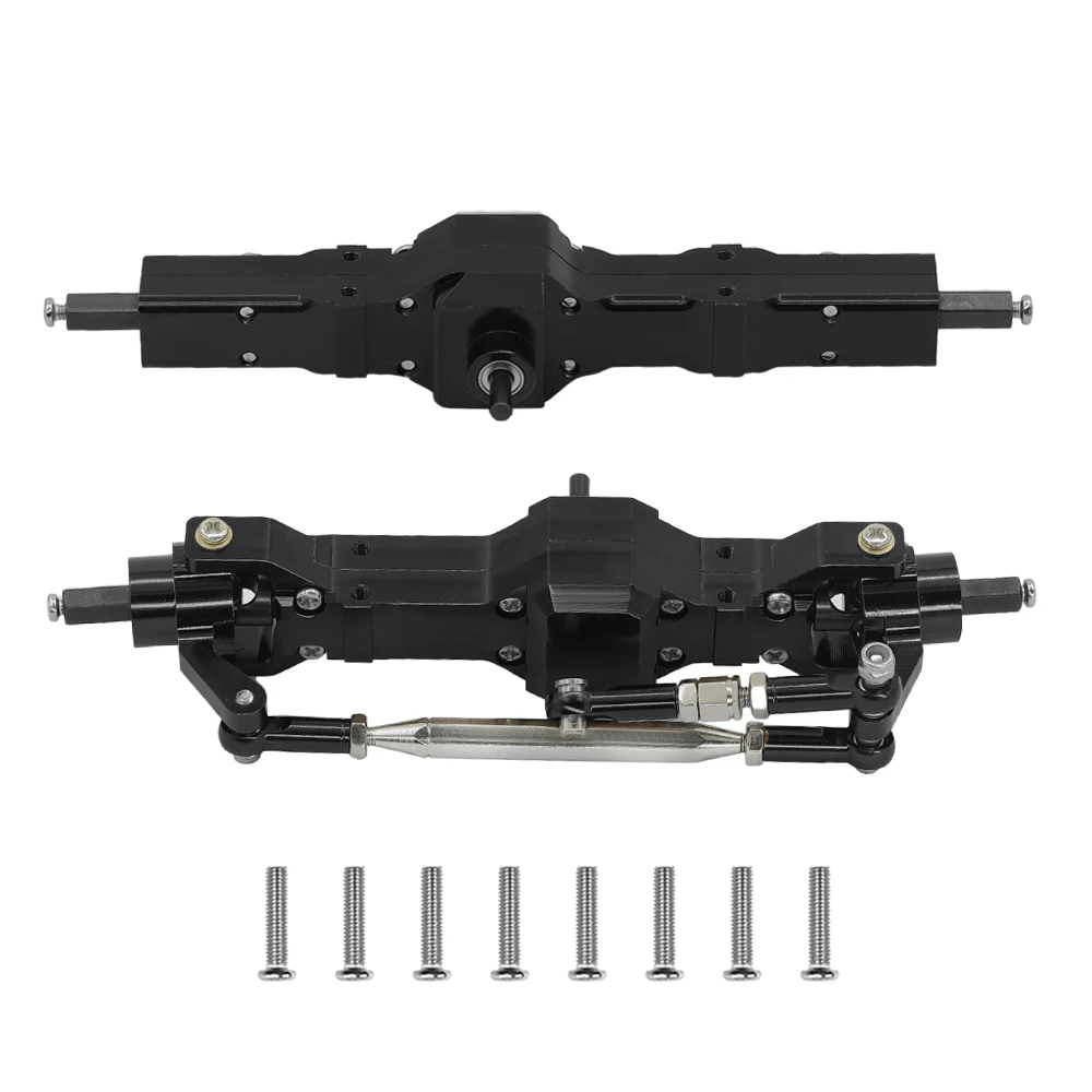 Metal Upgrade Front Rear Axle Assembly For WPL 1/10 C74 1/16 C14 C24 C34 C54 B14 B24 Feiyu JJRC RC Car Spare Parts