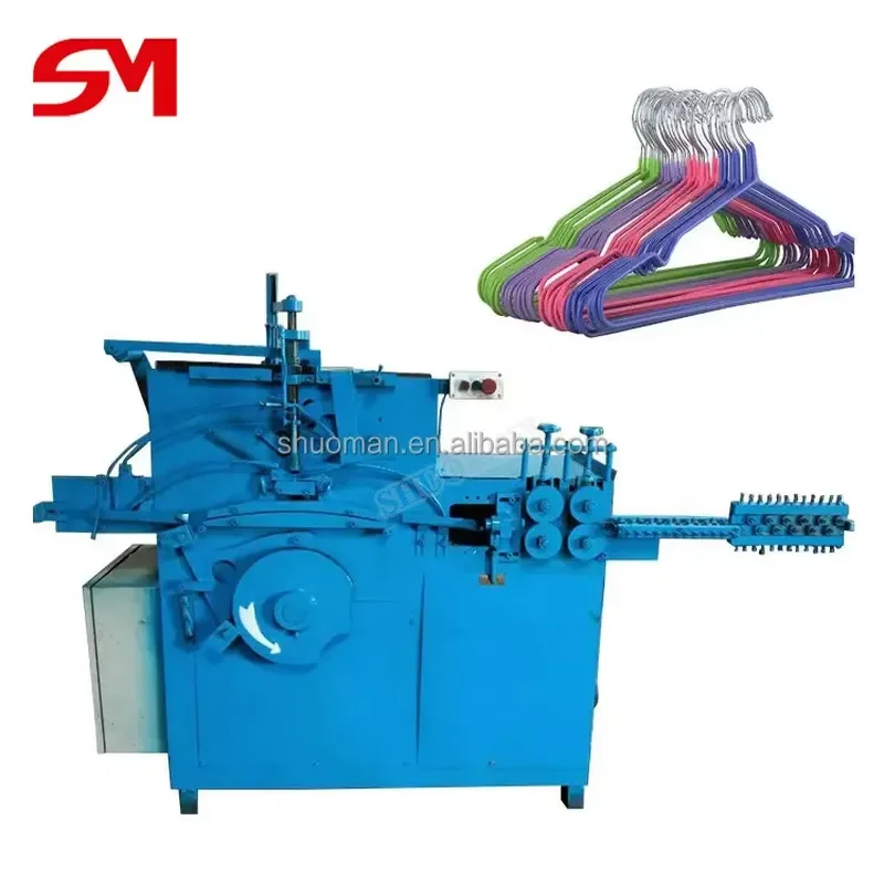 Recycling Machine 2026 Selling Adjustable Length Pvc Coated Wire Hanger Making Machine for Coat Hanger