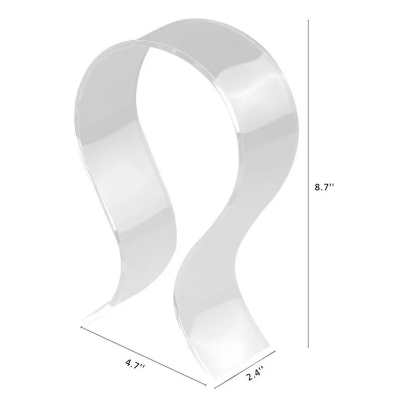 

1 шт. Naxilai U-образная портативная стойка для гарнитуры, акриловая гарнитура для наушников, настольная подставка, держатель для гарнитуры из плексигласа, декор