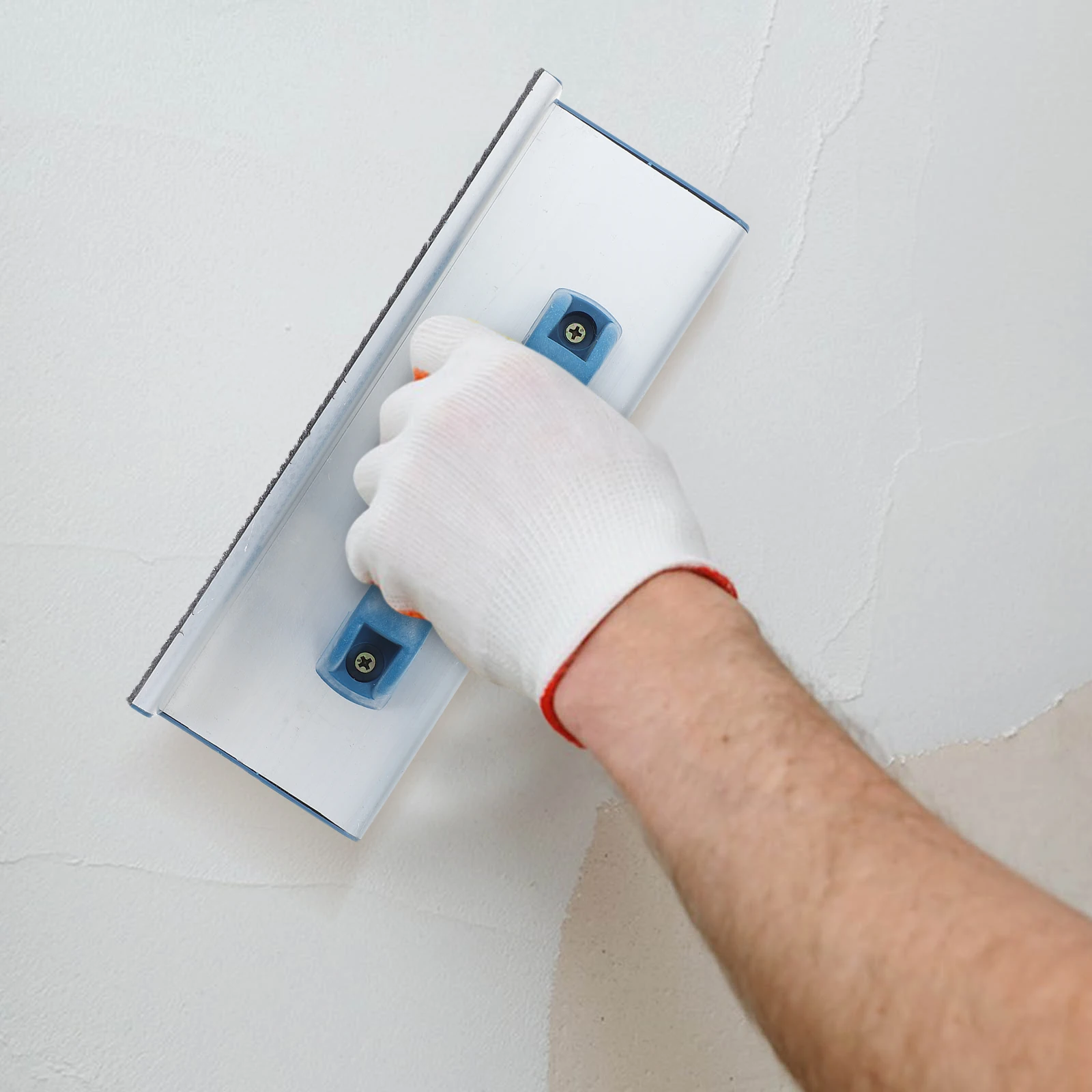 2pcs Corner Sandpaper Holder Hand Grip Sand Paper Frame Grinding Tool For Walls Drywall Wood Self-Adhesive Sanding Block