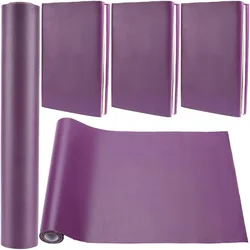 1Roll 55 x 11.8” PU Leather Book Cloth Purple for A4-A8 Books Binding Smooth Faux Leather Surface Coated Non-Woven Base Covering