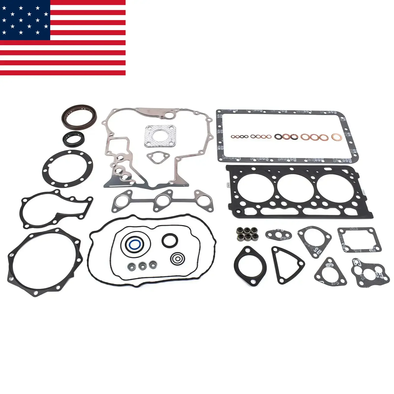 AP03 Cylinder Head Gasket Kit for Kubota D902 Engine RTV900 1G96203046 1G96203042
