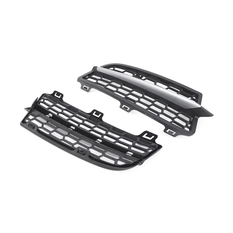 

Unique Fog Lamp Grille Anti-Collision Tough L/R Front Bumper Fog Light Grille For BMW 1 Series F20 F21M 2011-2015,B Parts