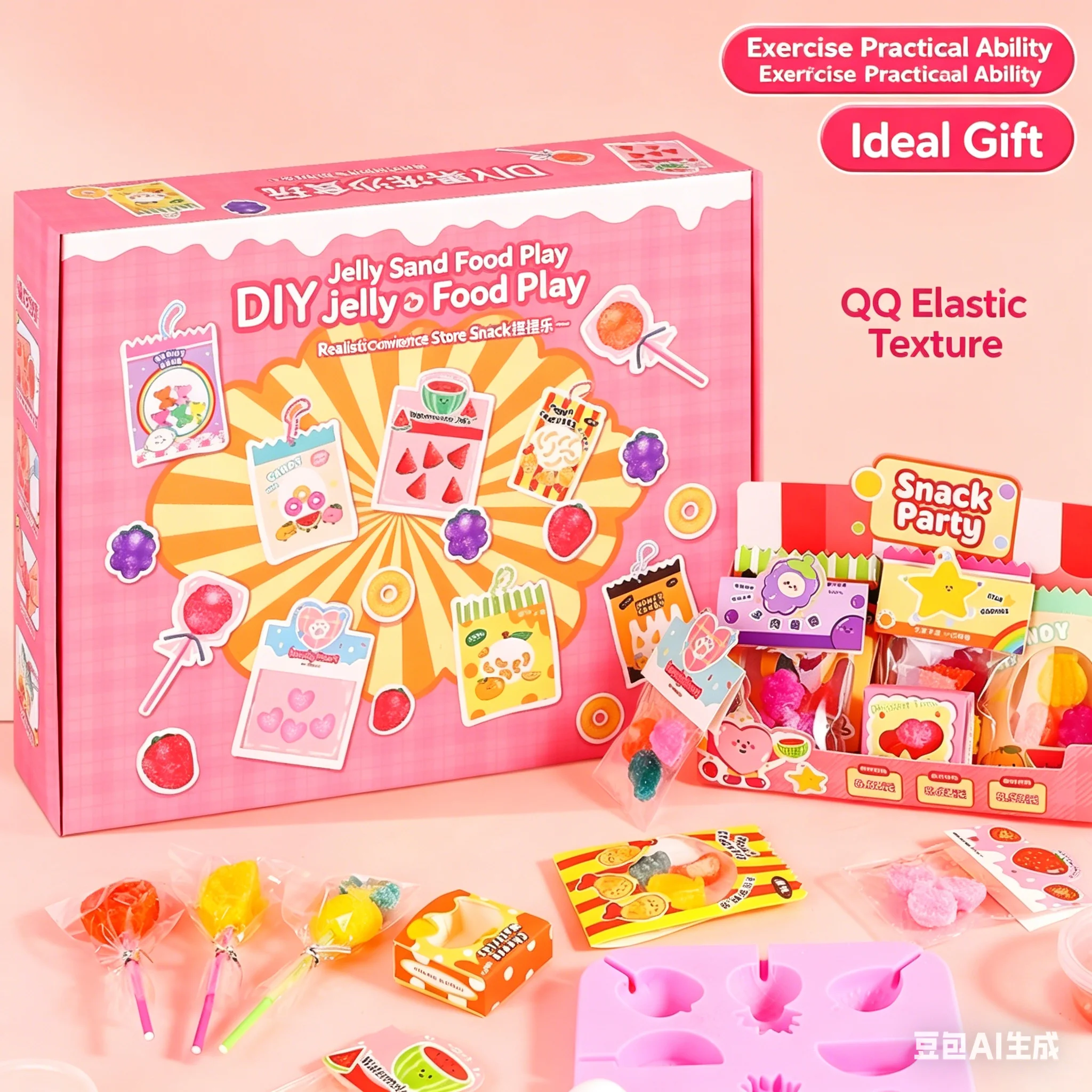 Kids Toys Kitchen - Zestaw do samodzielnego wykonania miniaturowych zabawek