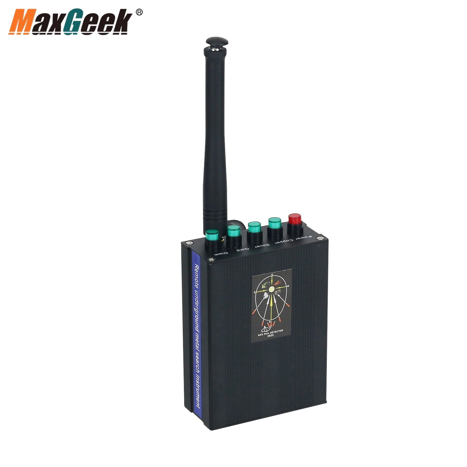 Imagem -04 - Maxgeek Remoto Subterrâneo Aks Mais 3d Detector de Ouro Metal Localizador de Longo Alcance Ouro com Tela Grande