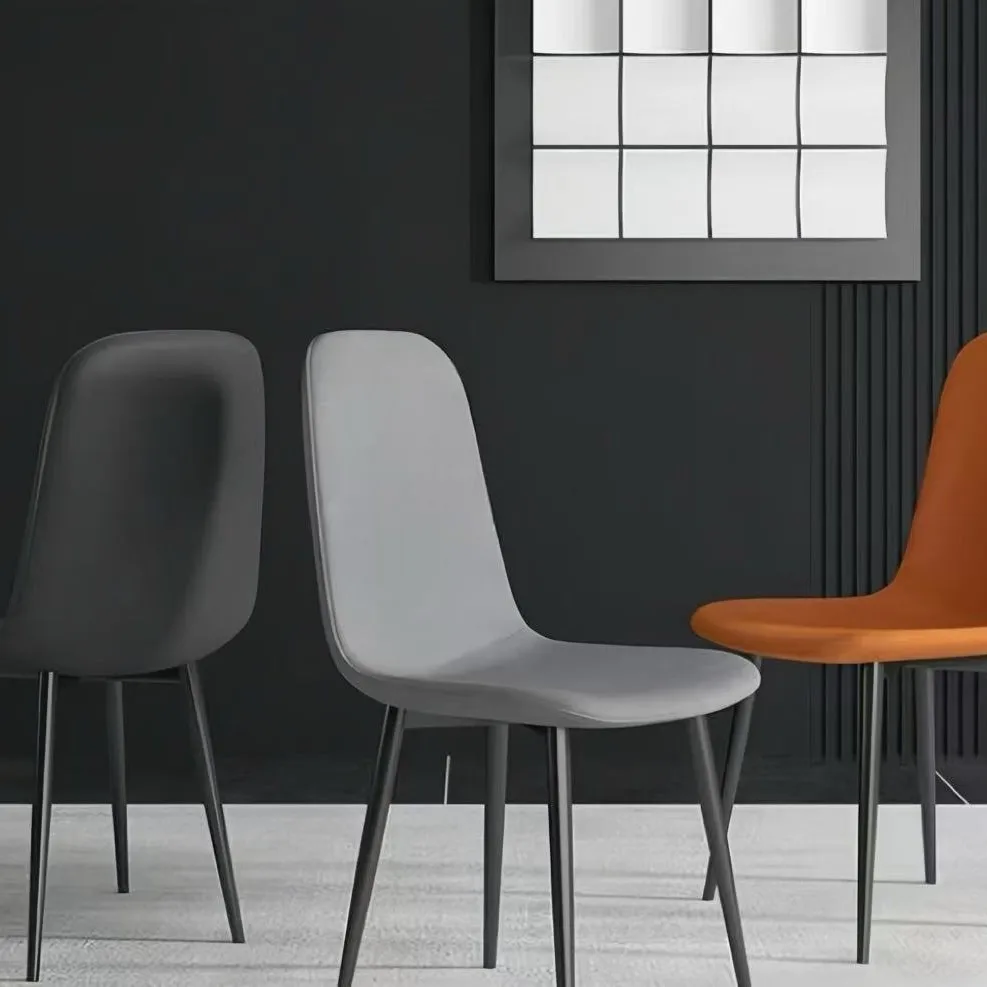 

Dining Chair Household Cat-proof Nordic Light Luxury Modern Simplicity Negotiation Office Chair Back Chair Restaurant Stool