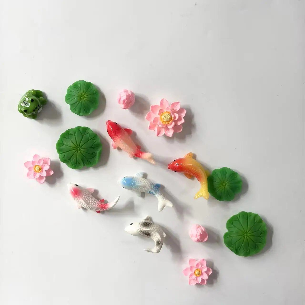 Autocollants de réfrigérateur créatifs, dessin animé mignon, décorations magnétiques de poisson et d'animaux 3D