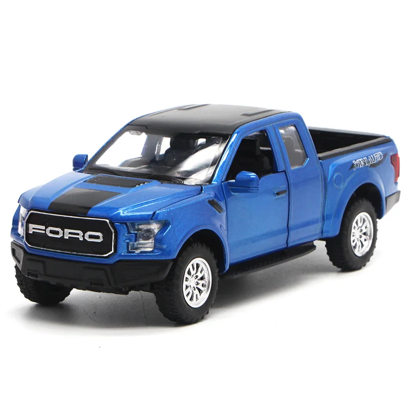 

1:32 пикап Ford F150 Raptor, игрушечный литой автомобиль, модель игрушечного автомобиля со звуком светильник подсветкой, автомобиль для детей, игрушки для мальчиков, подарок A188