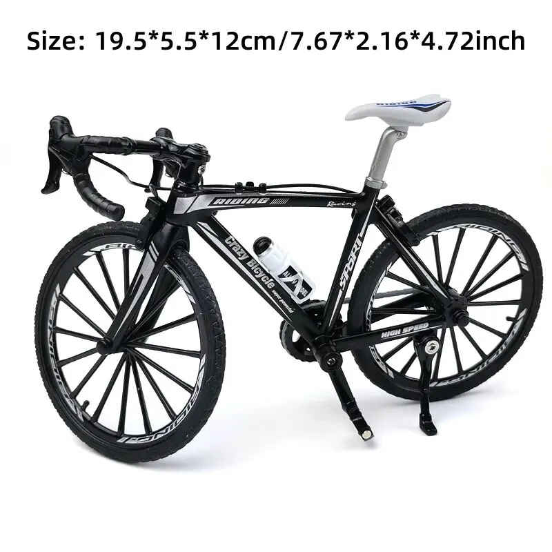 DIY Alloy Simulation Bicycle Model Ornaments-Mini Bicycle-Decoration Racing Toy Model Collection