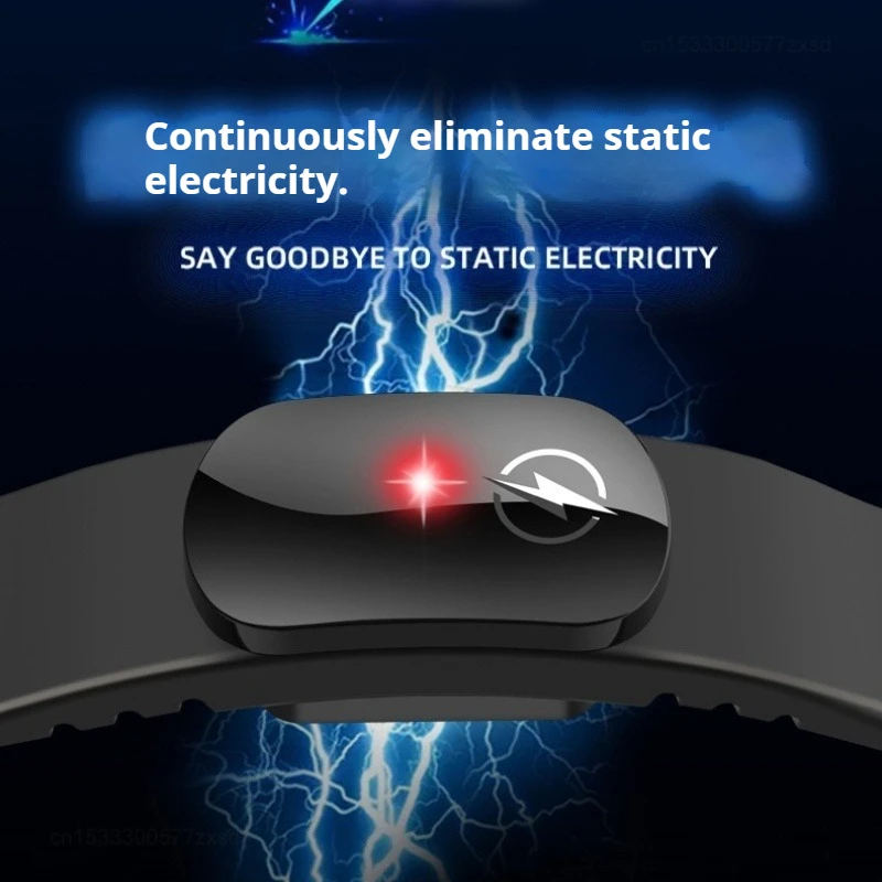 Xiaomi Gelang Silikon Anti-Statis Musim Dingin Gelang Penghilang Statis Tubuh Menghilangkan Listrik Statis Hadiah Olahraga Luar Ruangan