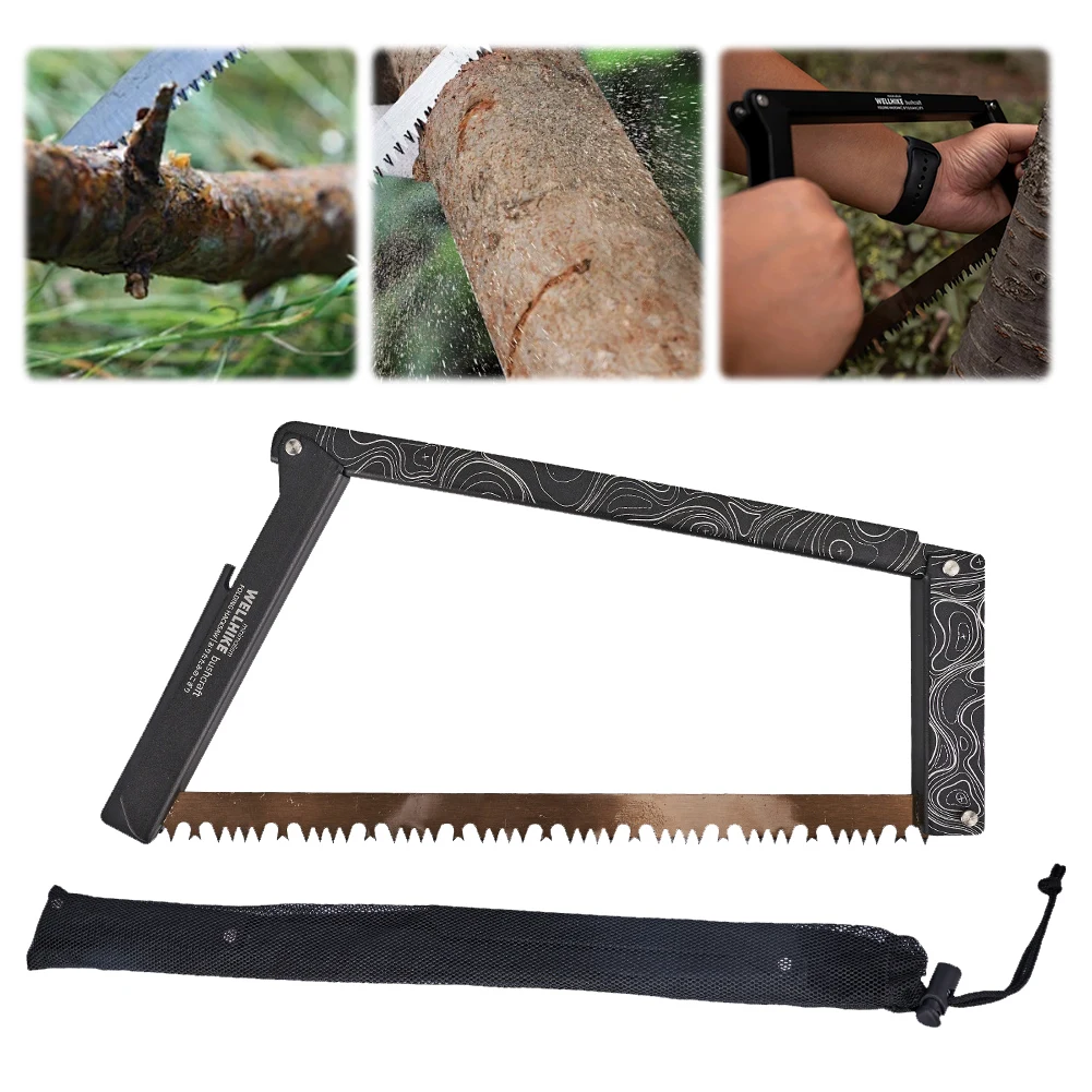 

Folding Saw Aluminum Alloy Multifunctional Handsaw Camping Foldable Hand Saw Outdoor Hiking Survival Tools