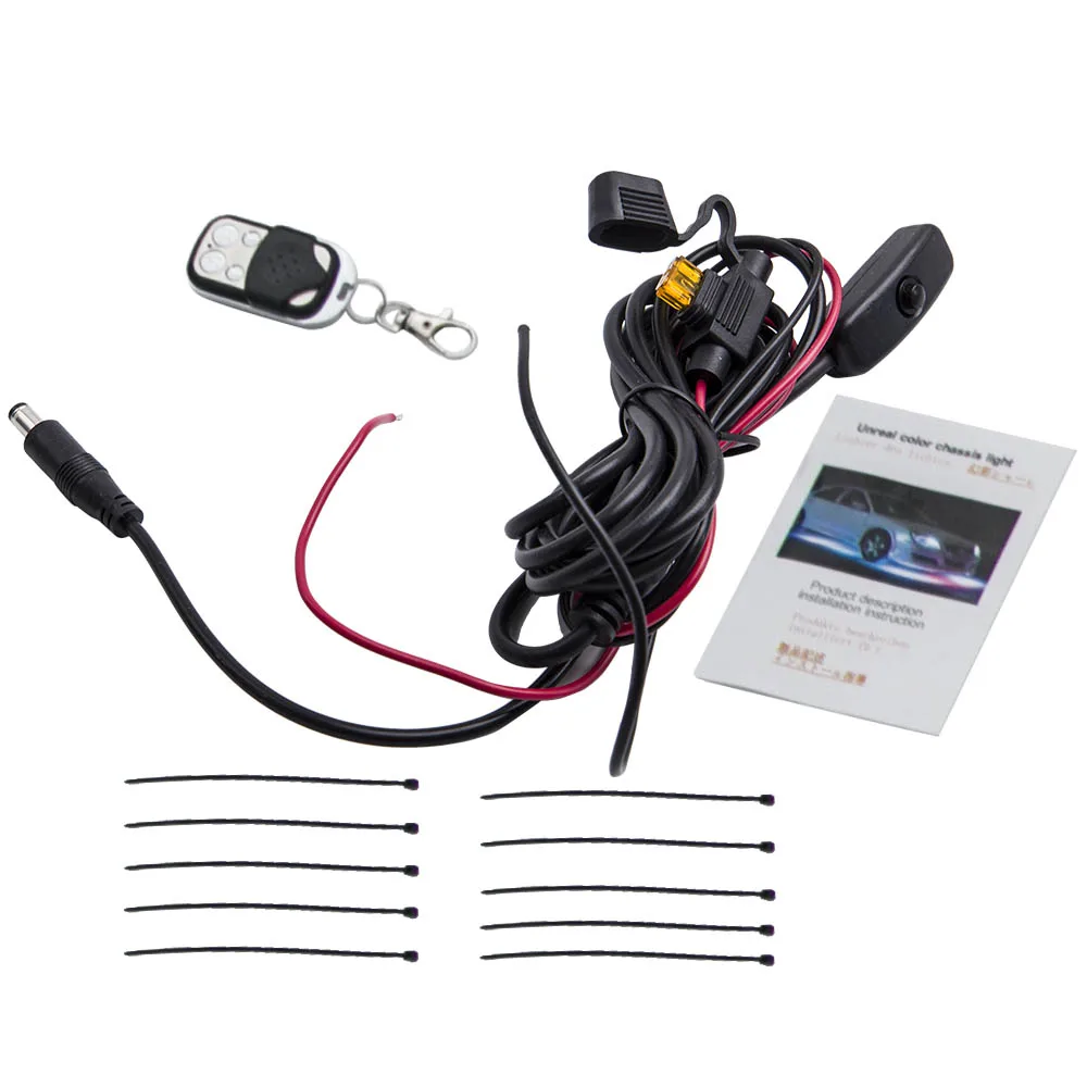 10 Pods RGB LED Rock Lights Offroad ATV Underbody Wireless Music   APP