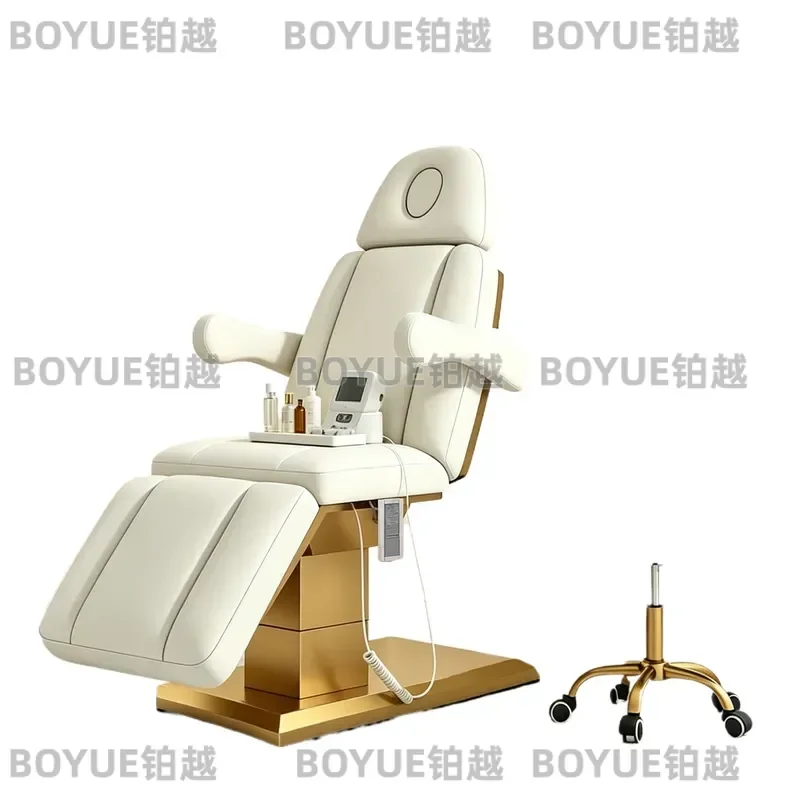 Modern Thai Chiropractic Bed Hydraulic Beauty Spa Table Remote Control Full Function Facial Massage Couch Professional
