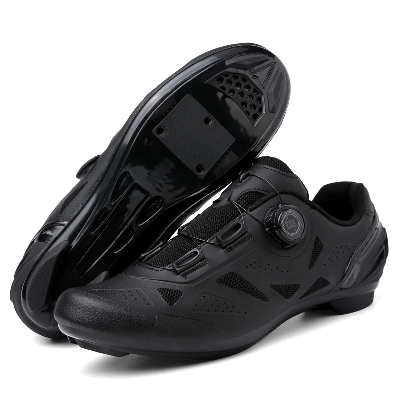 men's road cycling Sneaker self-locking non-slip breathable racing shoes Suitable For Road Mountain Bike Competition Training