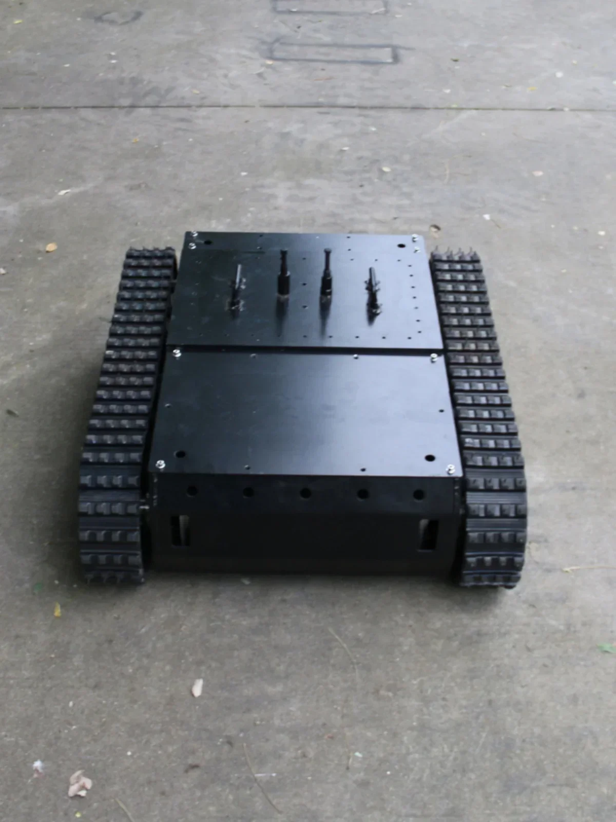 Stainless steel underwater track chassis Electric remote control water detection robot track chassis