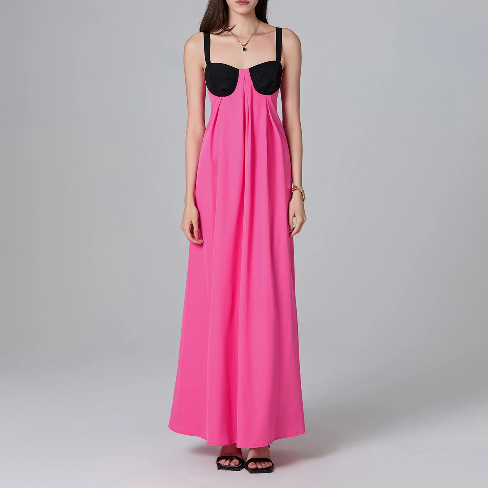 Robe longue d'été pour femmes, tenue de plage, dos nu