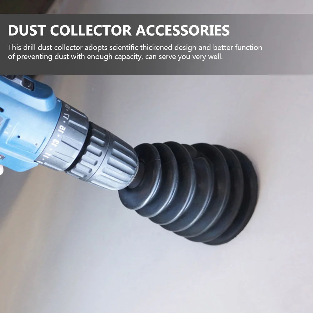 

1 set Premium Silicone Drill Dust Collector Sturdy Lightweight Thickened Design Easy Installation for Ceiling Wall