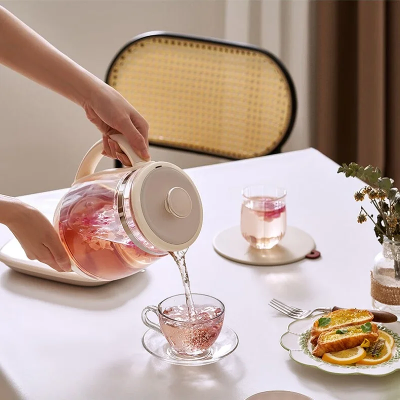 Joyoung 1.5L غلاية كهربائية زجاج Chaleira Elétrica تسخين سريع الحرارية الحفاظ على الصحة وعاء الشاي تخمير غلاية 220 فولت إبريق الشاي