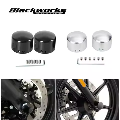 Motorcycle Adjustable Front Axle Nut Bolt Cover Cap for Harley Sportster 883 1200 Dyna VRSCA V Rod 2002-2006 CVO Softail&nbsp;MP-1094
