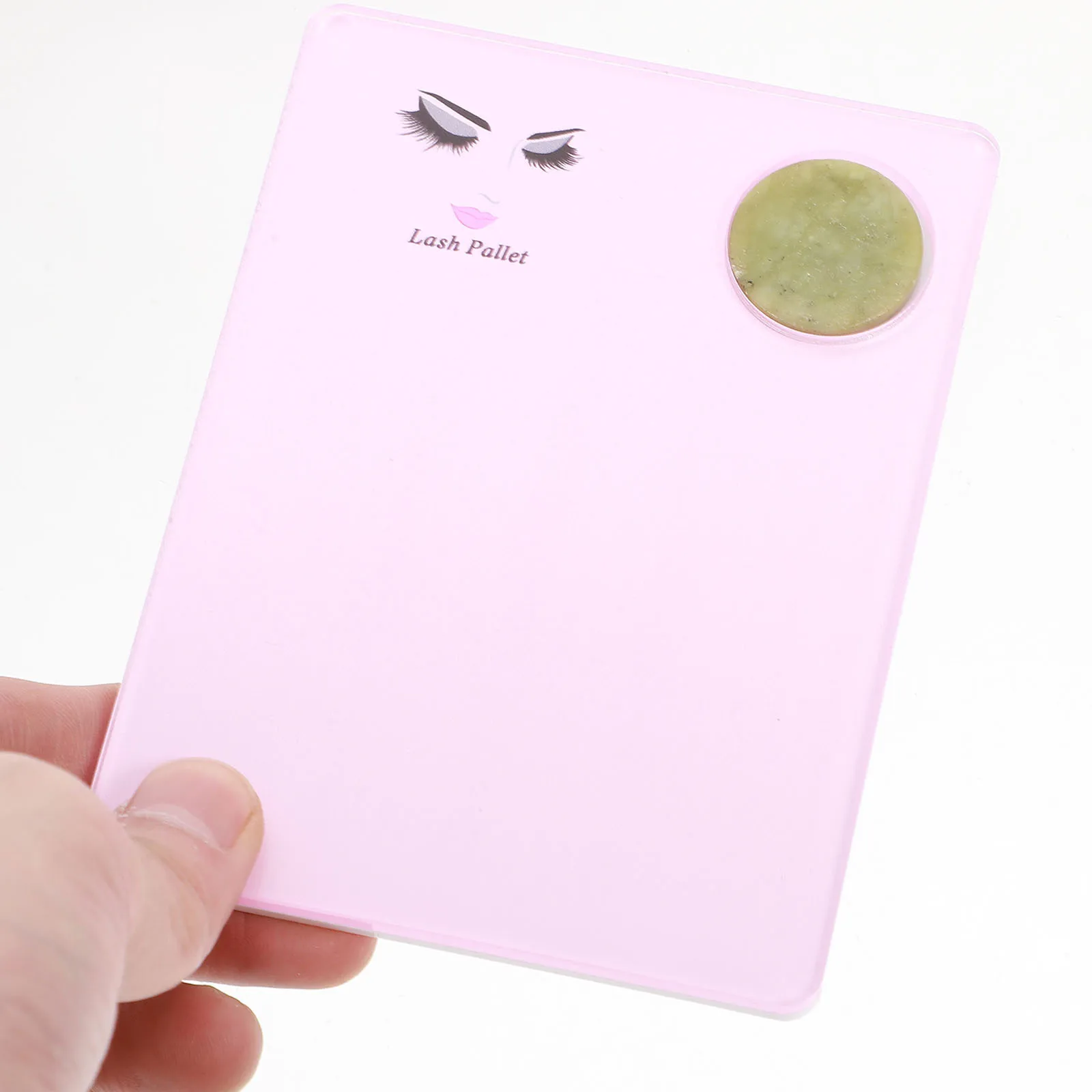 

1Pcs Eyelash Gasket Pink Easy Grafting Accessory for Eyelash Extension Beauty Salon Lash Grafting Plate