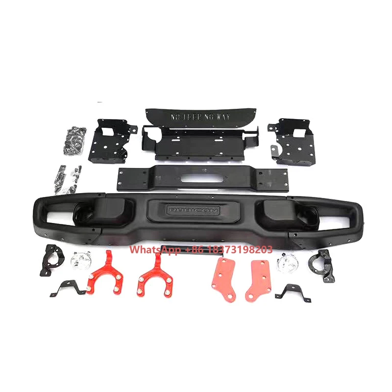 

For Wrangler TJ 2018-2024 Full Width Front Bumper Guard Bull bar Upgrade Cheap 4x4 Accessories Off-Road Anniversary