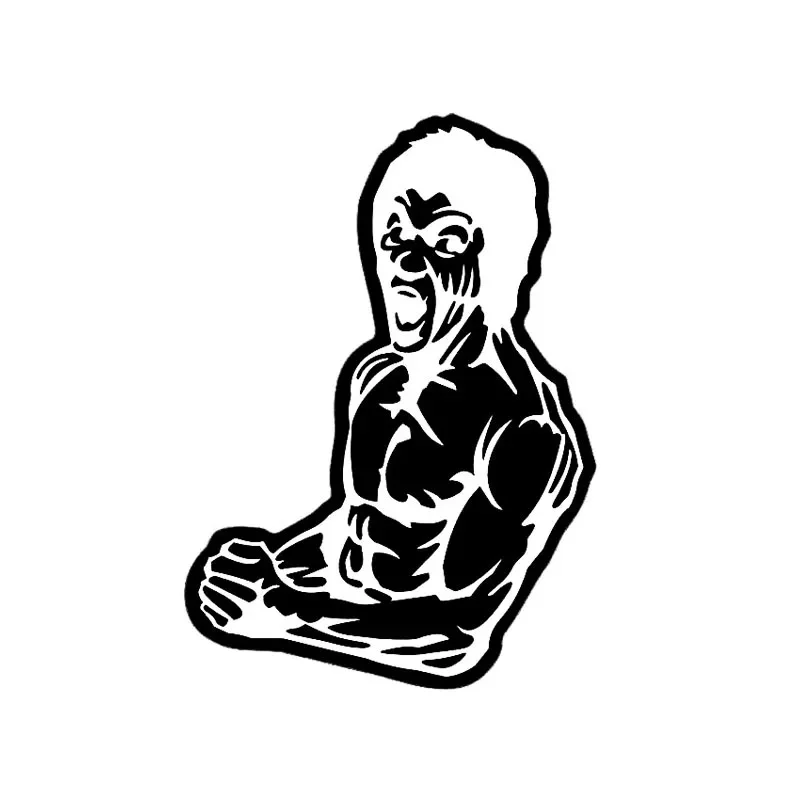 

Car Stickers Funny Bruce Lee Cartoon Car Stickers Car Decoration Decals Suitable for Various Models Black/white, 14cm*10cm