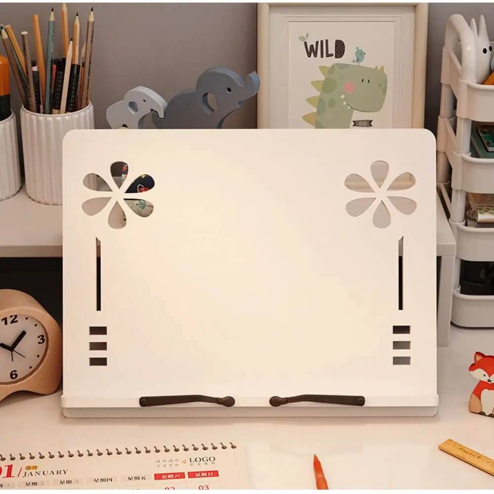 Creative Adjustable Wood Reading Stand Foldable Non-slip Book Holder Tray Portable Drawing Support Reading Rest Tablet Computer