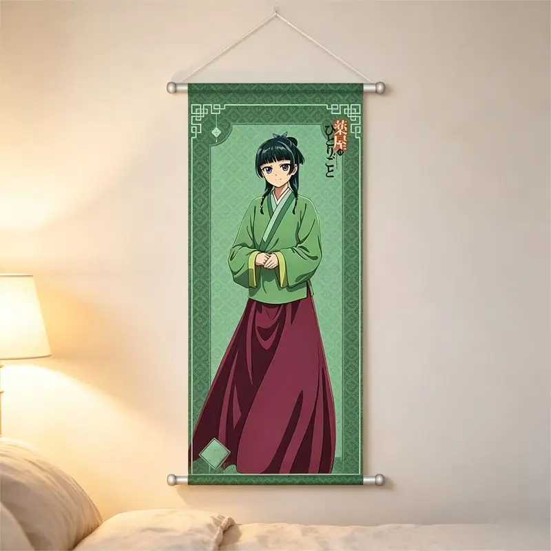VIKAMA Pharmacy Girl's Whispering Scroll Hängende Anime-Wandteppiche, Wandbehang für Schlafzimmer, Wohnheim, Heimdekoration