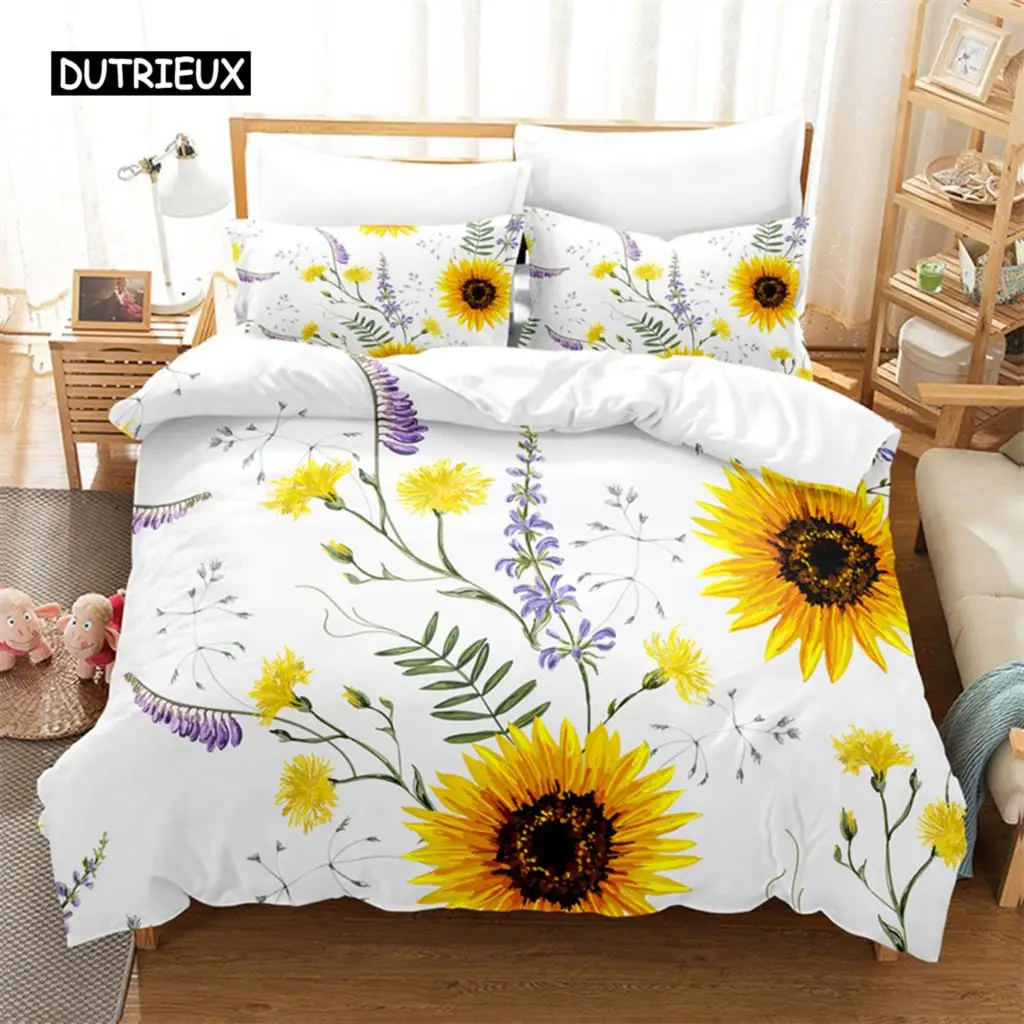 

Flowers And Forests Bedding Set Duvet Cover Set 3d Bedding Digital Printing Bed Linen Queen Size Bedding Set Fashion Design