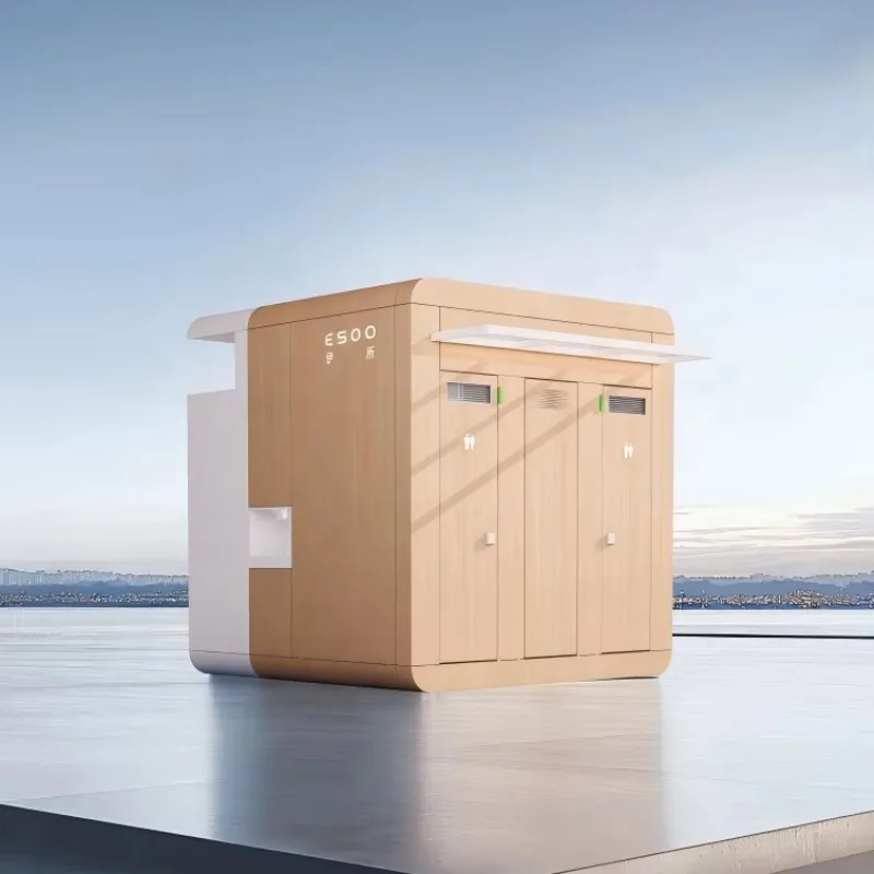 Toilette mobile intelligente da esterno ad alta capacità - Utilizzo per 6 persone, facile da trasportare