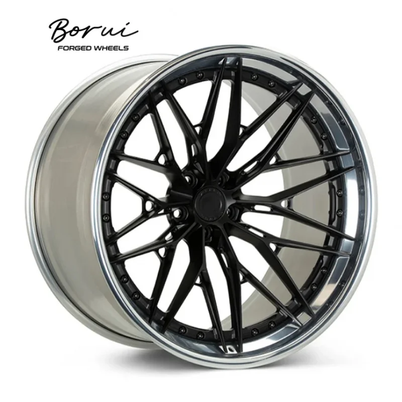 

Borui Forged Wheellloy Wheels 14 16 18 19 20 22 24 26 Inch Aluminium Rims 5x130 5x112 5x120 Spacing New