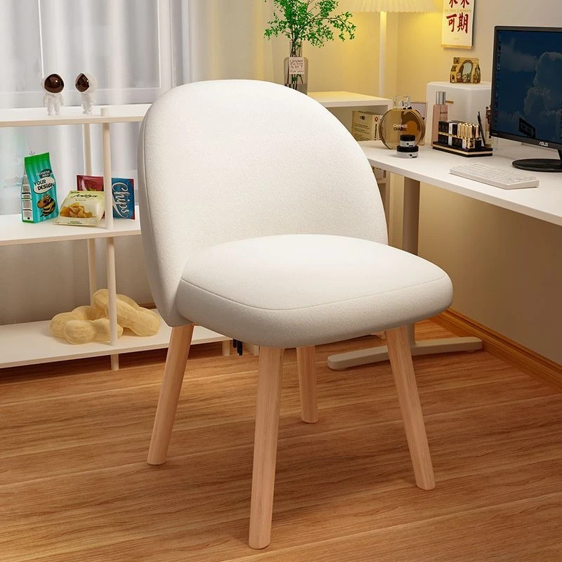 

Dining chairs, household living room solid wood chairs, dining table chairs, backrest chairs, natural wood style fabric chairs