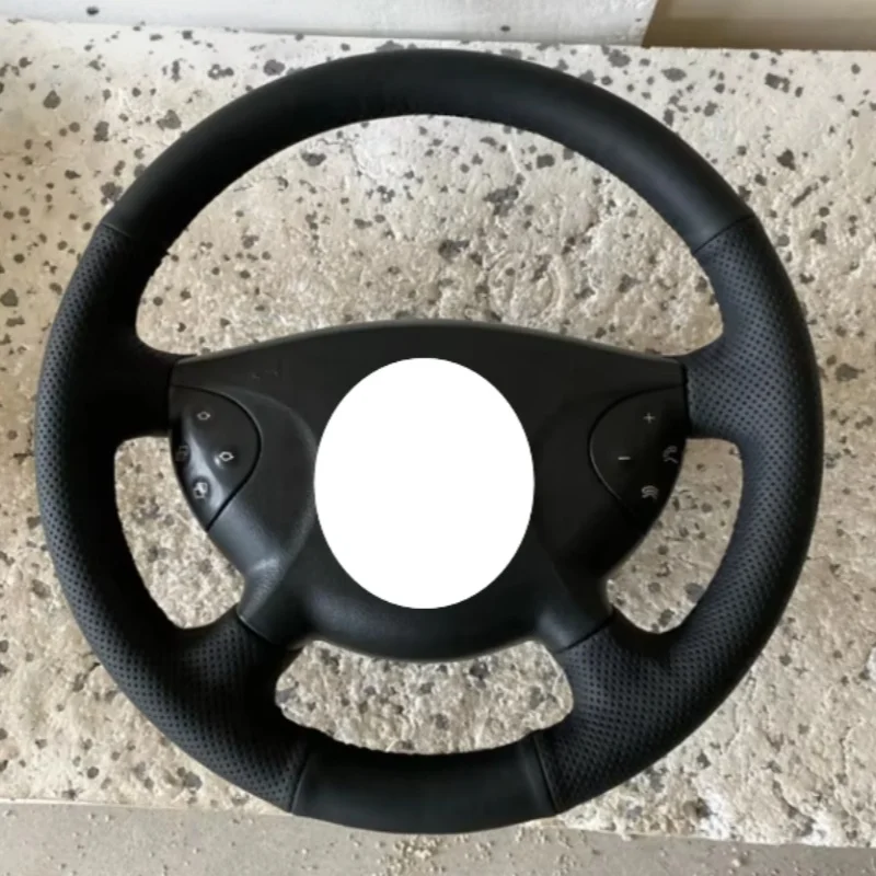Custom Leather W211 G-Class W463 E350 E320 2002 2003 2004 2005 Accessories Car Steering Wheel Cover For Mercedes benz E-Class