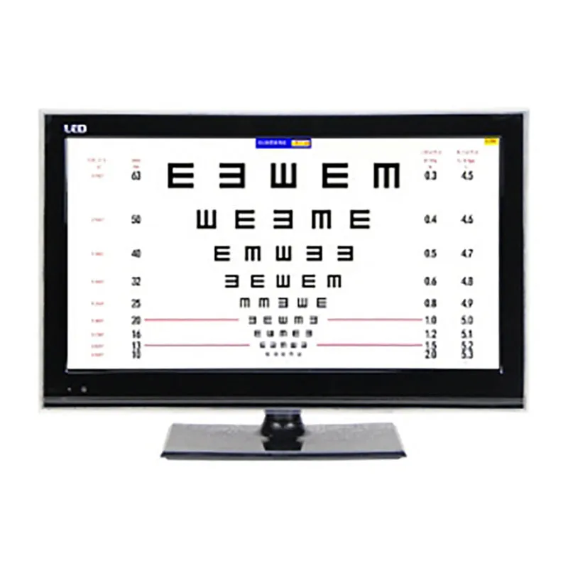 High Quality Optical Instrument  Snellen Chart LCD Eye Vision Testing Chart Vision Acuity Chart