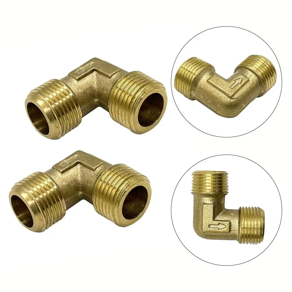 Elbow Connector Equal Male Elbow Air Compressor Fittings Male Thread Check For Air Compressor High Work Efficiency