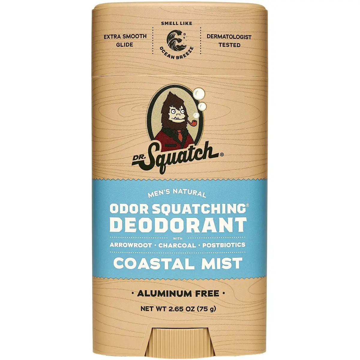 

Men's Natural Deodorant - Coastal Mist - 2.65oz
