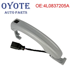 OYOTE 4L0837205A Front Exterior Door Handle Keyless For Audi Q7 2007- 2012 2013 2014 2015 2016 2017