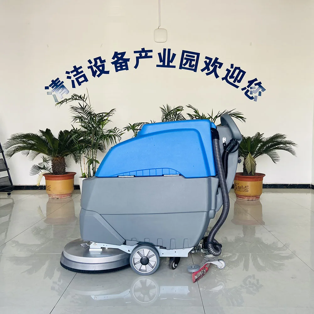 Commercial Battery Operated Single Disc Brush Tile Cleaning Equipment Auto Floor Cleaner Scrubber Machine