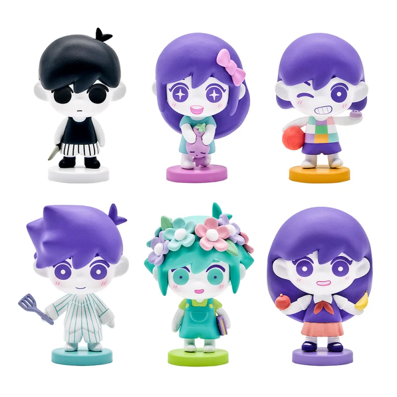 

Omocat Omori Headspace Chibi Figure Set Collectible Game Merchandise Cartoon Characters Desktop Decor For Adult Game Collectors