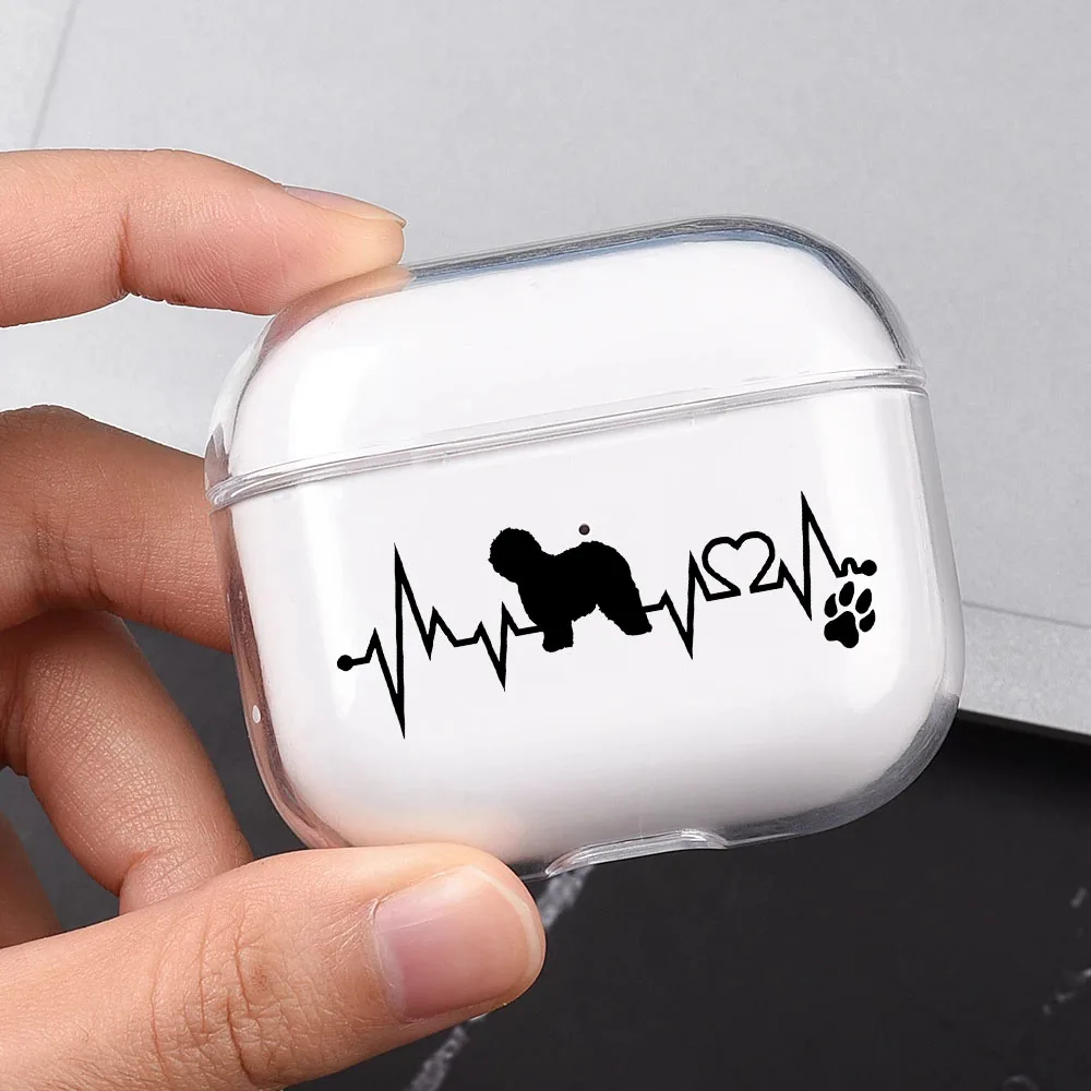 Love My Dog Yorkshire Dachshund  Airpod Cases 3 for 2 1 Pro Gen Air Pods Pro Cover Bulldog Love Pet Earphone Box Coque