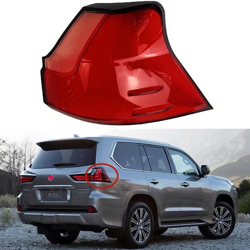 

For Lexus LX570 2016 17 2018 2019 Car Accessories Taillight Shell Tail Lamp Cover Stop Light Mask Replace The Original Lampshade