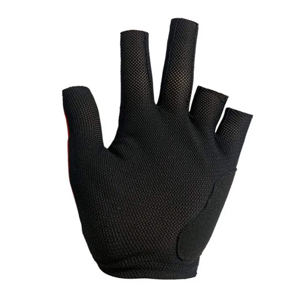 Heavy Duty Billiards Glove Snooker Cue Sport Glove Anti-slip Billiards Glove for Men Women Breathable Snooker Cue Sport