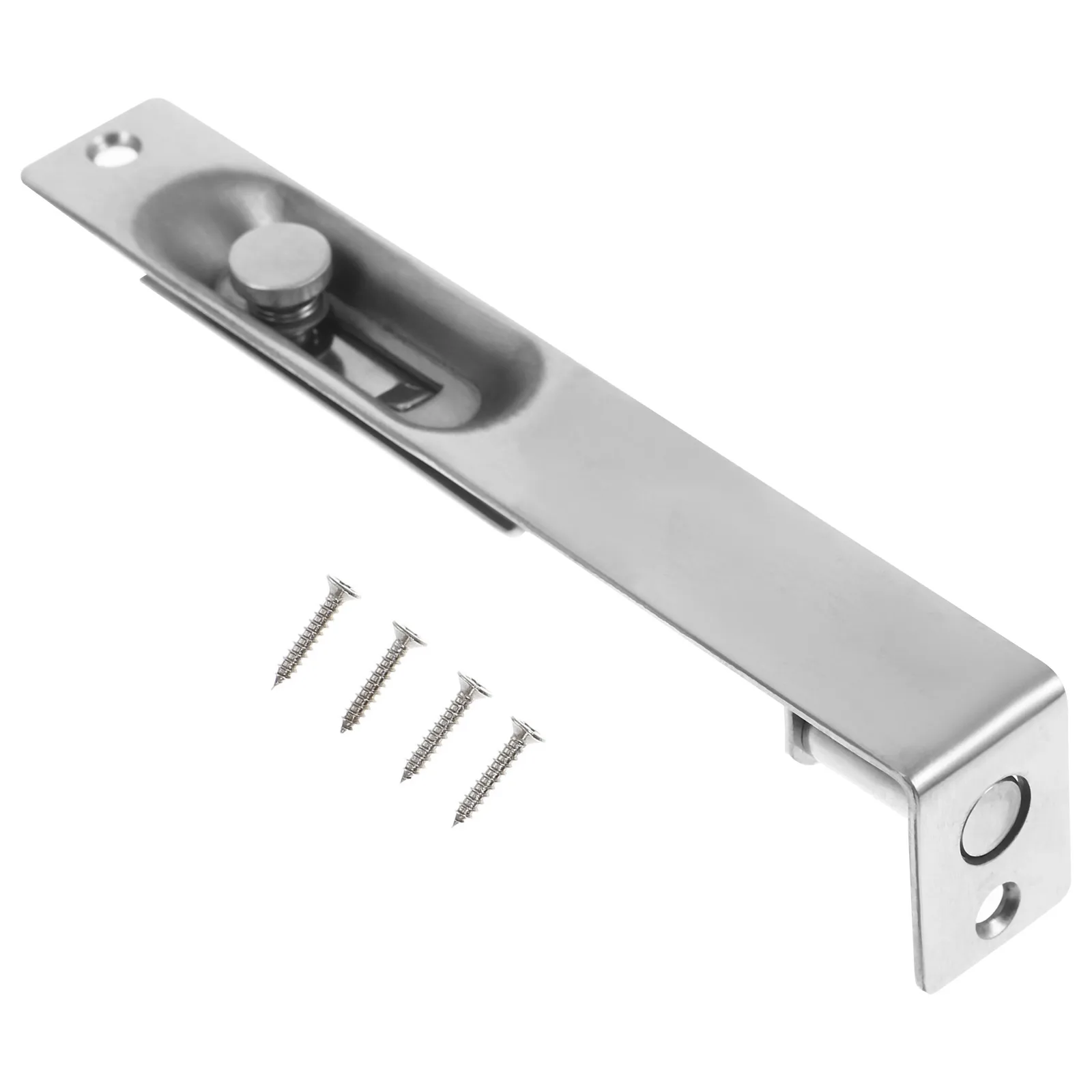 

6 Inch Stainless Steel 304 Flush Bolt Concealed Door Hardware Security Fire Proof Double Door Lock 20 Install