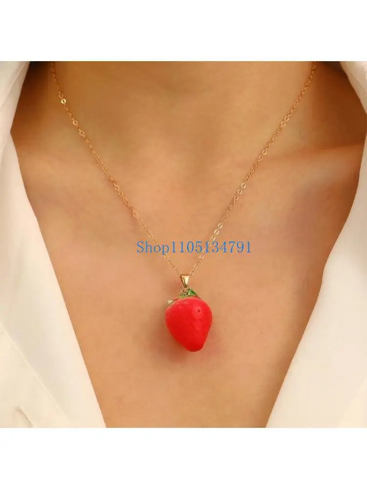 98-км-современное-ожерелье-с-подвеской-ожерелье-с-подвеской-в-​​виде-клубники-персика-уникальное-ювелирное-изделие-на-шею-для
