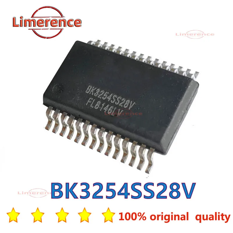 BK3254SS28V BK3254SS28 SSOP-28 Amplifier speaker and Bluetooth power supply common ground current sound special chip SSOP28