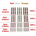 Orange Silver Red