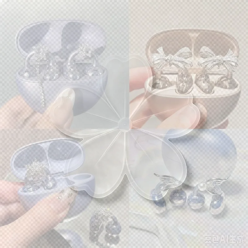 1Pcs Freeclip Headphone Diameter Buckle Zircon Decorative Headphone Decoration Clip Removeable Easy To Install Earbud Accessorie