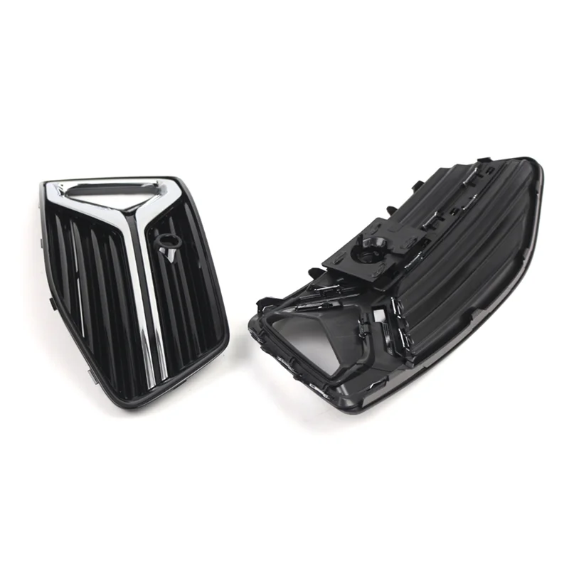 

AEE5-1Pair Front Bumper Grille Fog Light Cover For A6 C8 2019-2023 4K0807647 4K0807648