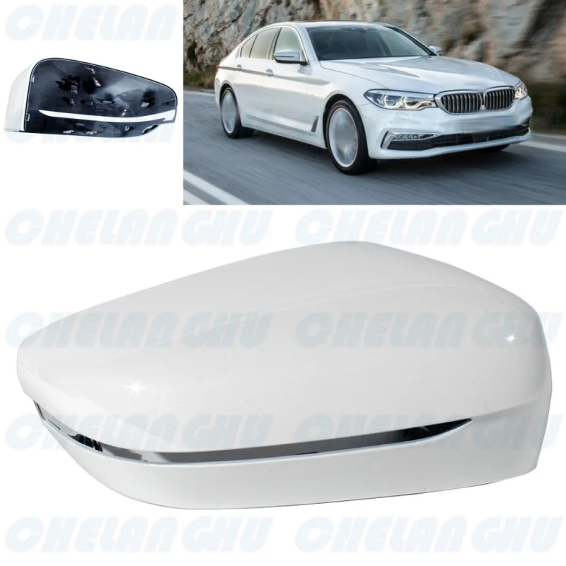 For BMW G30 530i 540i xDrive F90 M5 G32 GT G11 G12 740i 2016 2017 2018 2019 LHD Right Side White Painted Mirror Cover Housing